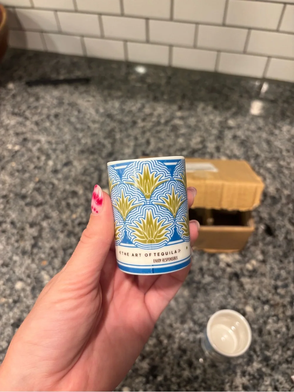 El Tesoro Tequila Ceramic Shot Glasses